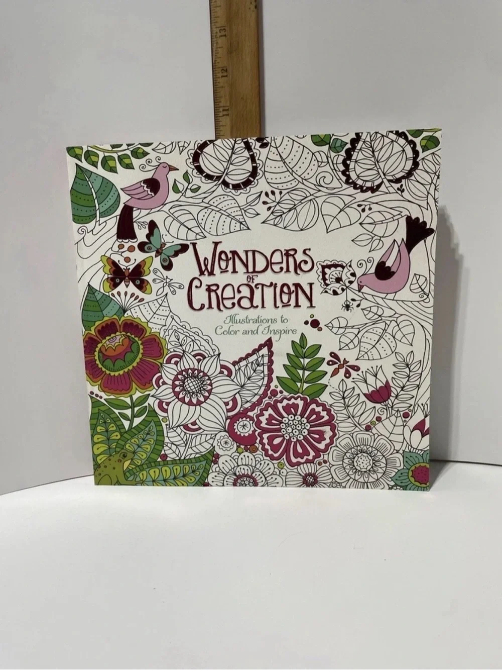 Wonders of Creation Adult Botanical Coloring Book | Fairycore